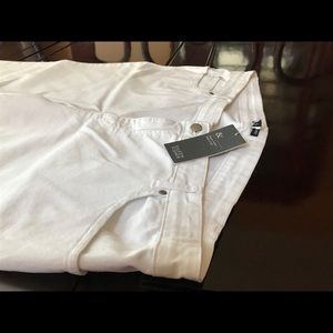 Eileen Fisher 22W white jeans brand new with tags